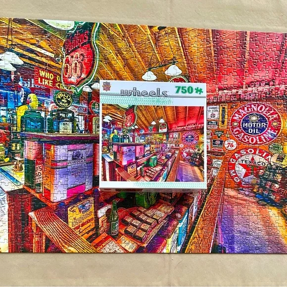 Master Pieces - 750 piece puzzle - wheels - Picture 3 of 4